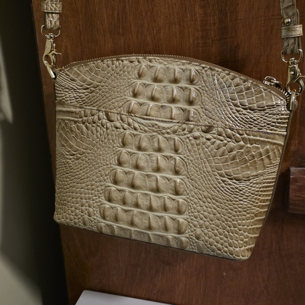 Brahmin Mini Duxbury - Shortbread Brunswick Crossbody Bag - Picture 9 of 16